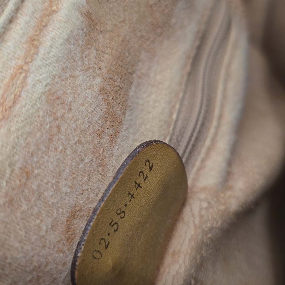 GUCCI - Vintage GG Supreme Boston Bag in Tan, PVC & Leather, with Sherry Line - Picture 15 of 17